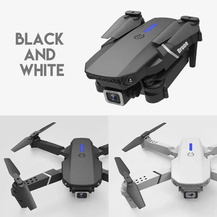 2024 E88Pro RC Drone 4K 1080P Wide Angle HD Camera Foldable Helicopter WIFI FPV Height Hold Gift Toy