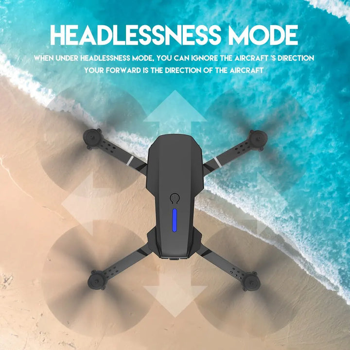 2024 E88Pro RC Drone 4K 1080P Wide Angle HD Camera Foldable Helicopter WIFI FPV Height Hold Gift Toy