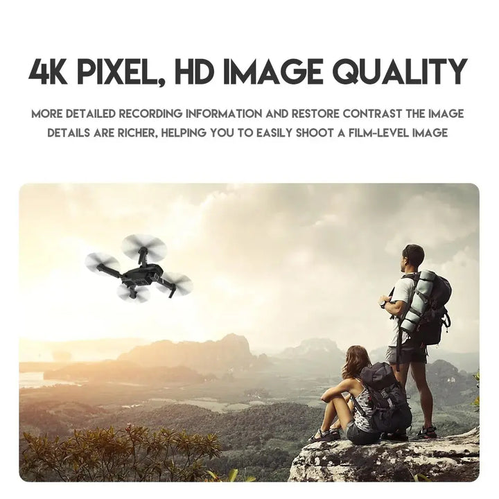 2024 E88Pro RC Drone 4K 1080P Wide Angle HD Camera Foldable Helicopter WIFI FPV Height Hold Gift Toy